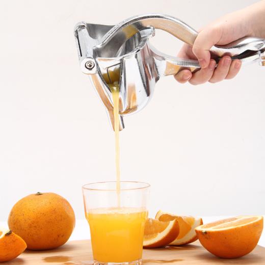 【家用电器】榨汁器铝合金手动榨汁器 石榴柠檬水果小型压汁器 婴儿果汁机 一件 商品图0