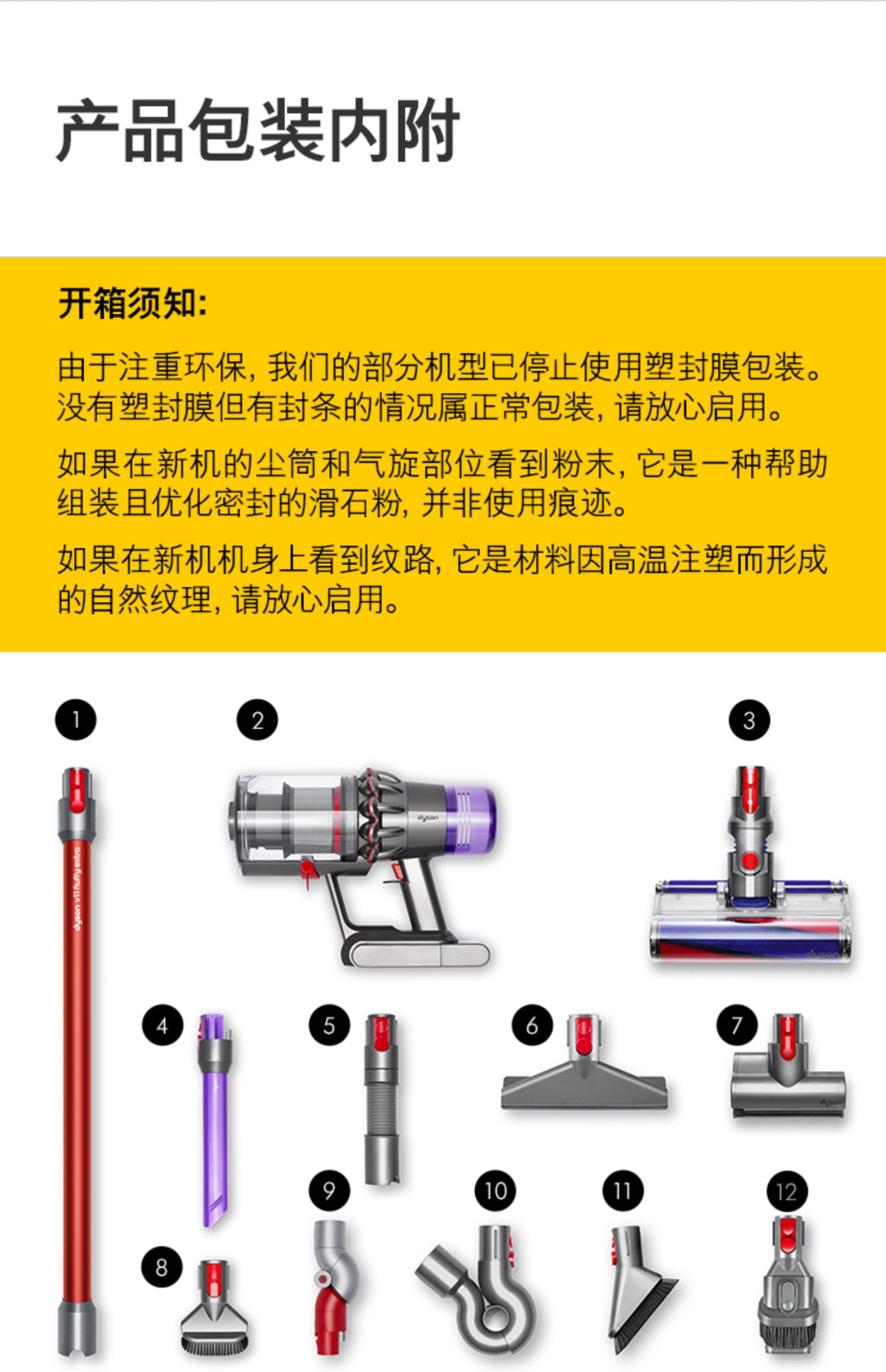 戴森v11吸尘器吸头介绍图片