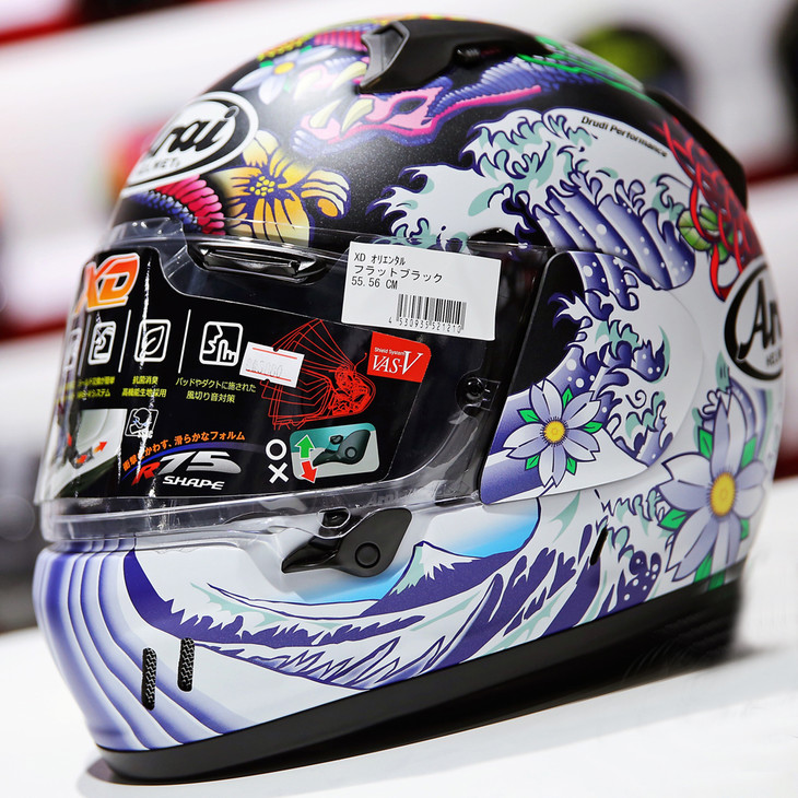 日本进口araixd东瀛龙四季防雾全盔跑盔头盔