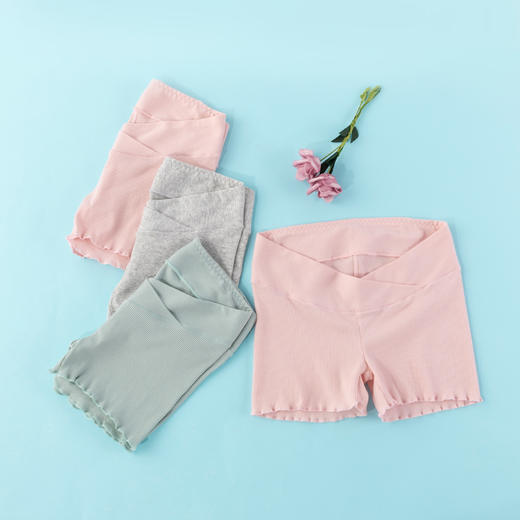 贝贝怡孕妇安全裤产前产后低腰内裤夏季薄款防走光托腹打底裤202Y2034
 商品图3