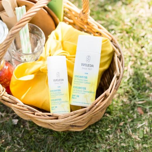 宝宝&妈妈用｜Weleda维蕾德 雪绒花防晒隔离乳 物理防晒 无需卸妆 提亮肤色 SPF38 PA++ 50ml 商品图4