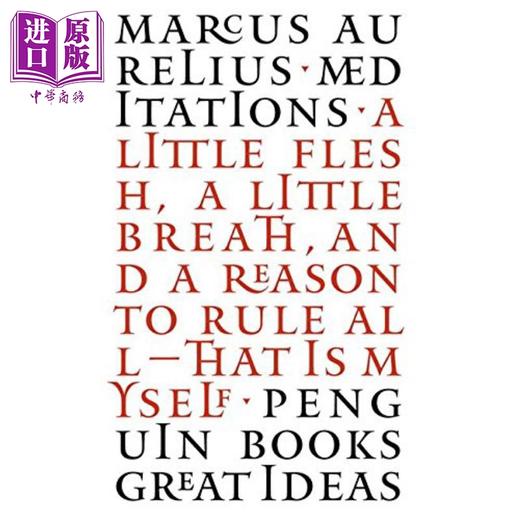 预售 【中商原版】马可·奥勒留：沉思录 英文原版 Penguin Great Ideas : Meditations Marcus Aurelius 商品图0