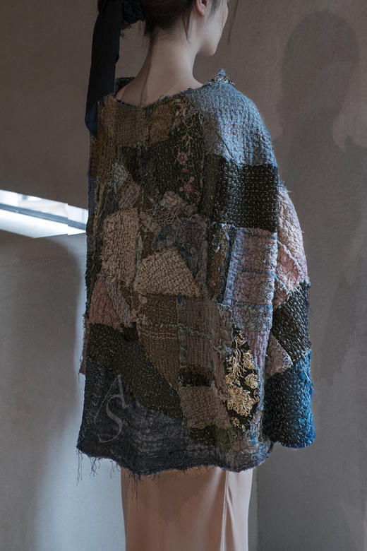 By Walid 刺绣拼接斗篷 商品图3