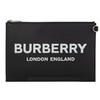 BURBERRY 巴宝莉 男士字母徽标印花拉链手拿包 黑色 8009214 A1189 商品缩略图0