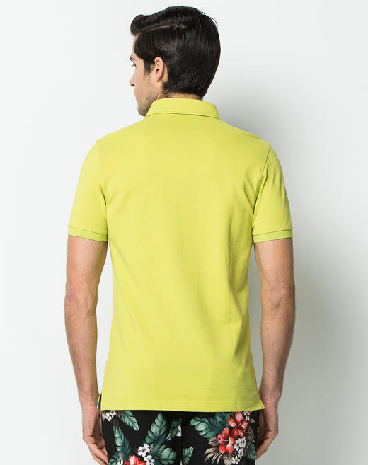 Marco Azzali 荧光黄POLO衫 T3670700 商品图2