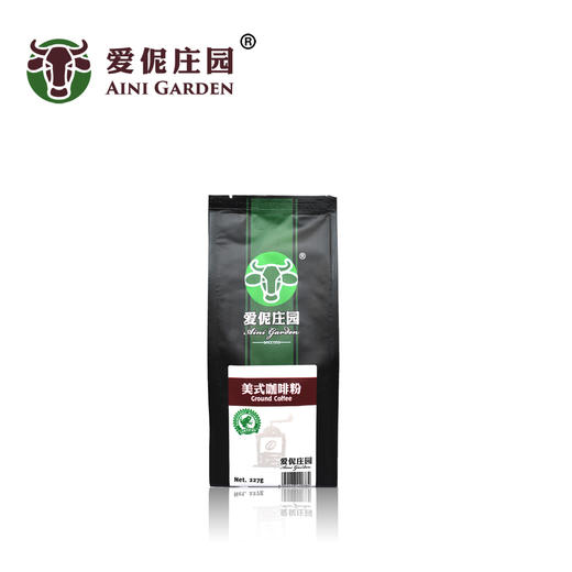 【爱伲庄园】 美式咖啡粉 有机黑咖啡 云南小粒咖啡 中度研磨 227克/袋 商品图1