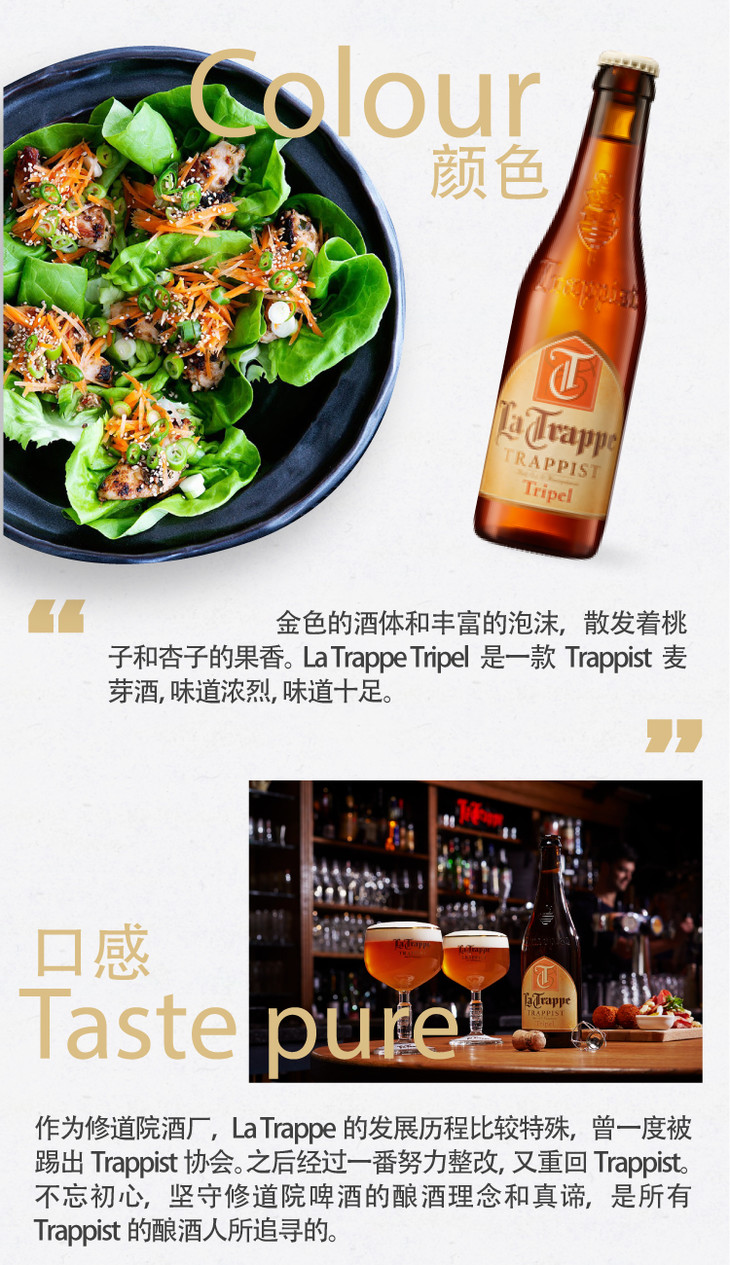 荷兰特拉普荷兰修道院三料啤酒80vol