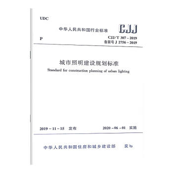 CJJ/T307-2019 城市照明建设规划标准 商品图0