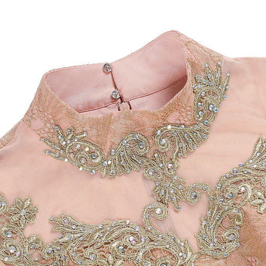 DLQ-A2323妈妈礼服优雅高贵闪光气质连衣裙 商品图2