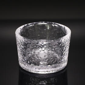 云中居 日式锤目纹玻璃品茗杯