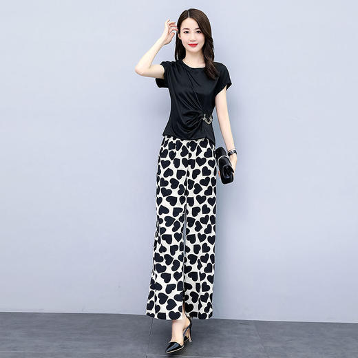 WZNH-BS2072新款套装优雅气质百搭通勤两件套 商品图2