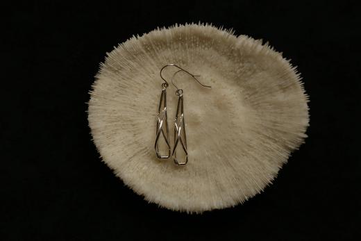 CHEZ BOQUE 爵士年代系列原创手工925银耳环《小名伶》 商品图2