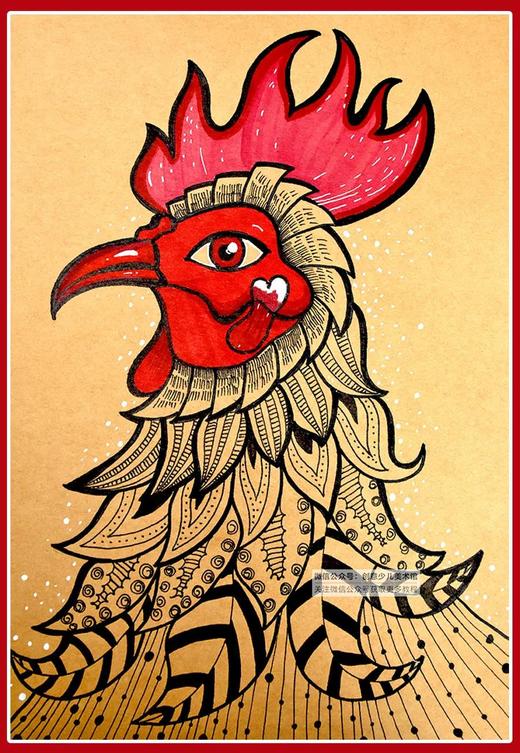 《大吉大利》线描【自动发货：下单后，点击手机短信中收到的链接，即可获取文件下载的链接；如有任何问题，可添加客服微信hm33268获得帮助】 商品图0