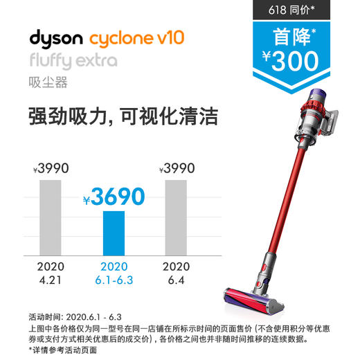 Dyson戴森吸尘器V10 Fluffy Extra 商品图4