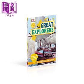 【中商原版】伟大的探险家DK Readers Level 2 Great Explorers DK小读本2级 儿童分级阅读 STEAM与百科 精装 英文原版 7-12岁