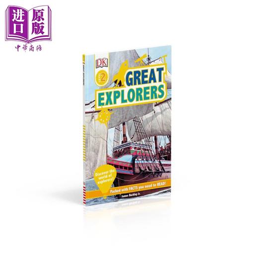 【中商原版】伟大的探险家DK Readers Level 2 Great Explorers DK小读本2级 儿童分级阅读 STEAM与百科 精装 英文原版 7-12岁 商品图0