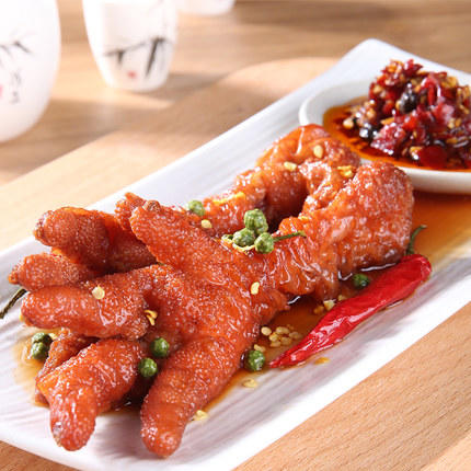 洽洽品牌霍无甲虎皮凤爪麻辣味200g 商品图4