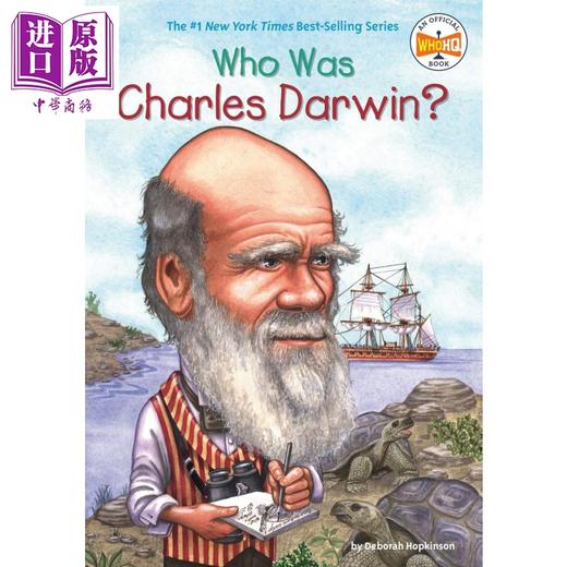 预售 【中商原版】谁是查尔斯达尔文 Who Was Charles Darwin 儿童科普文学 人物传记 中小学生阅读 英文原版 7-12岁 Who was系列 商品图1