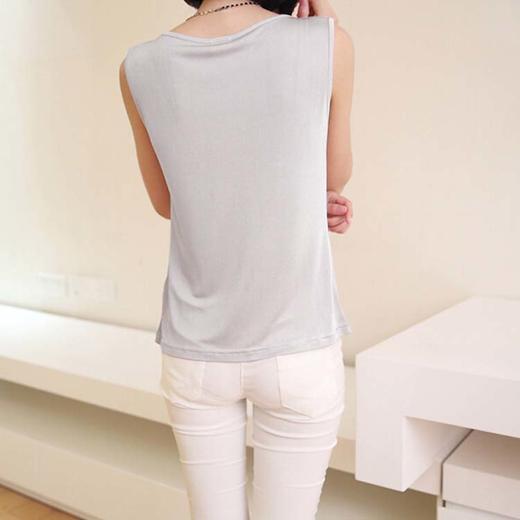 裁缝学苑 AG58女士荡领无袖打底衫吊带背心服装纸样裁剪图纸 商品图2