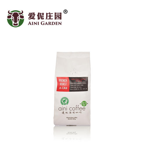 【爱伲庄园】 法式咖啡豆 有机认证 深度烘焙 黑咖啡可磨咖啡粉 250克/袋 商品图3