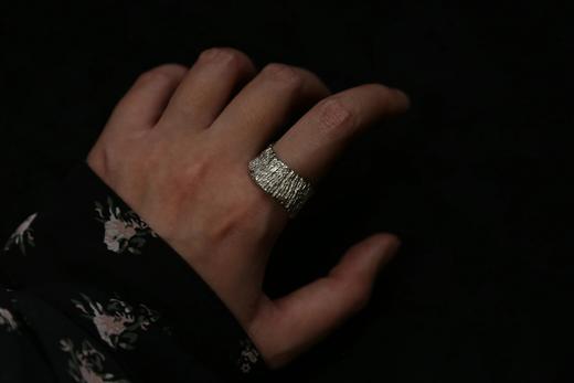 CHEZ BOQUE 覆盖系列原创手工925银戒指《女爵》 商品图1