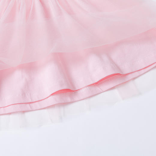 贝贝怡女大童装洋气连衣裙夏装新款宝宝蓬蓬纱公主裙短袖韩版裙子 商品图12