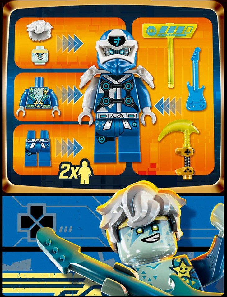 乐高lego幻影忍者ninjago系列2020年1月新品7岁杰的街机71715