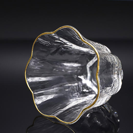 云中居 手工锤纹玻璃品茗杯 樱花杯 商品图2