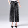 MQ-DDX1901夏季新款薄款宽松高腰宽腿七分阔腿裤YY 商品缩略图1