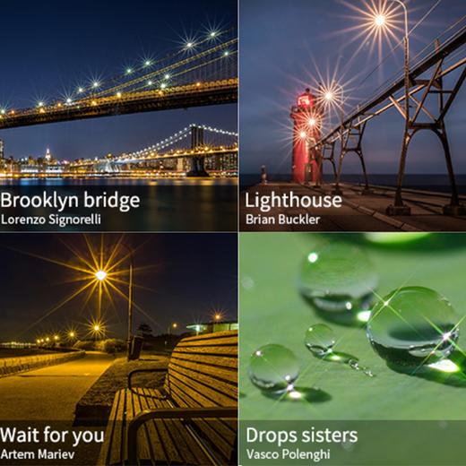 耐司 可调星光镜 67 72 77 82mm 4星变8星 4线变8线 十字星光 商品图3