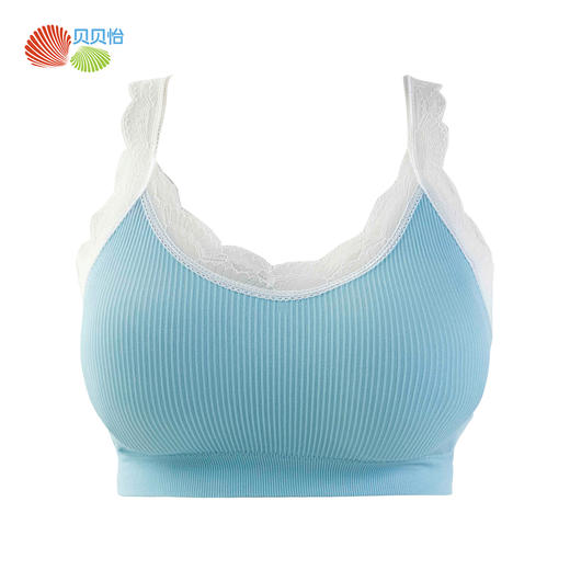 贝贝怡孕妇背心式内衣怀孕期舒适新款一片式蕾丝文胸少女运动文胸193Y509
 商品图12