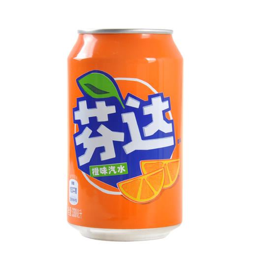 可口可樂芬達橙味碳酸飲料汽水330mlx24罐整箱