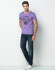 Marco Azzali 紫色虎头印花圆领T恤 T3659300 商品缩略图2