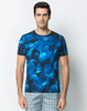 Marco Azzali 蓝色水母数码印花图案圆领T恤 T3665100 商品缩略图1