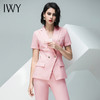 IWY/粉色短袖西装长裤套装CP10216 商品缩略图2