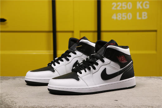 乔丹/Air Jordan AJ1 乔丹1代中帮系列 Air Jordan 1 Mid “Reverse Black Toe” 货号：BQ6472-101 乔1中帮逆向黑脚趾 36-46 商品图5