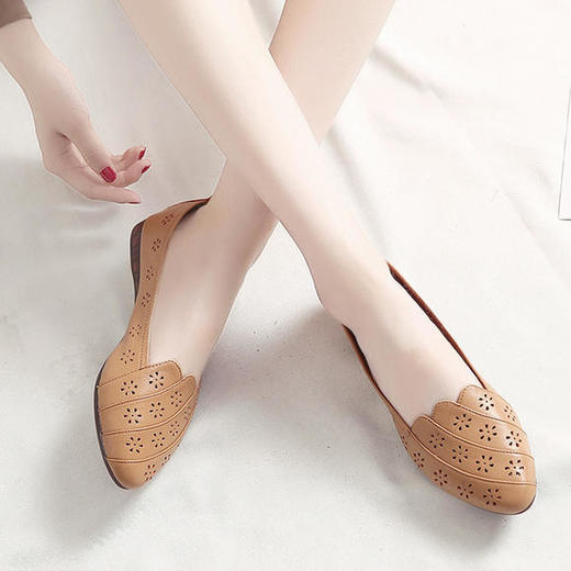 LL-7198-15夏季新款尖头百搭镂空单鞋 商品图4