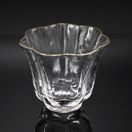 云中居 手工锤纹玻璃品茗杯 樱花杯 商品图0