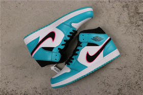 乔丹/Air Jordan AJ1 aj1 乔丹1代 乔1 乔丹1代中帮系列 Air Jordan 1 MID 货号：852542-306 乔1中帮南海岸