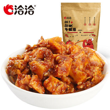 洽洽品牌创新空间麻辣味烧烤味牛板筋120g 商品图1