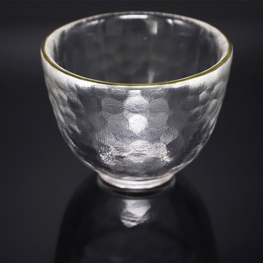 云中居日式锤纹描金双层耐热品茗杯