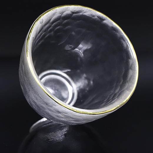 云中居 日式锤纹描金双层耐热品茗杯 商品图1
