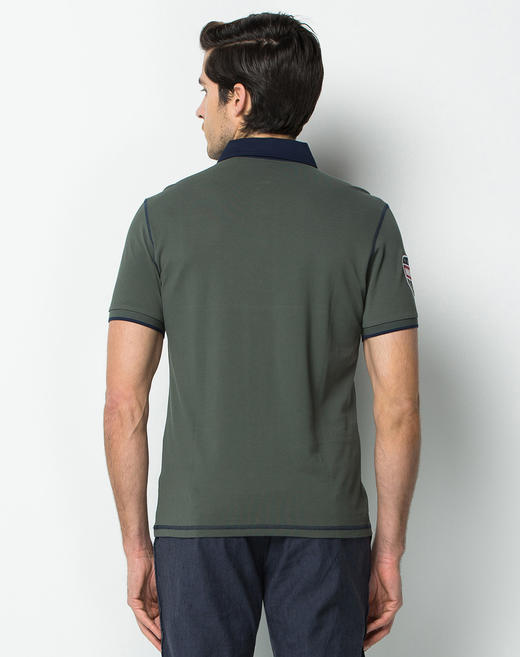 Marco Azzali 墨绿色Polo衫 T3675700 商品图2