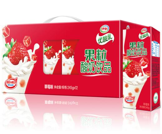 伊利果粒优酸奶饮品 245ml *12盒/箱 商品图1