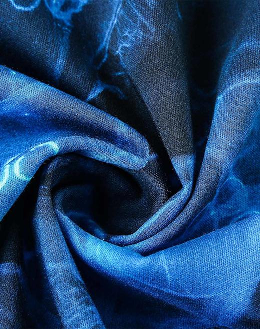 Marco Azzali 蓝色水母数码印花图案圆领T恤 T3665100 商品图4