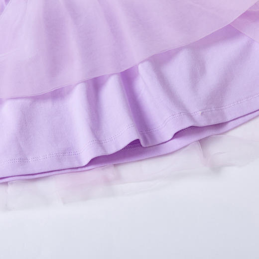 贝贝怡女大童装洋气连衣裙夏装新款宝宝蓬蓬纱公主裙短袖韩版裙子 商品图5