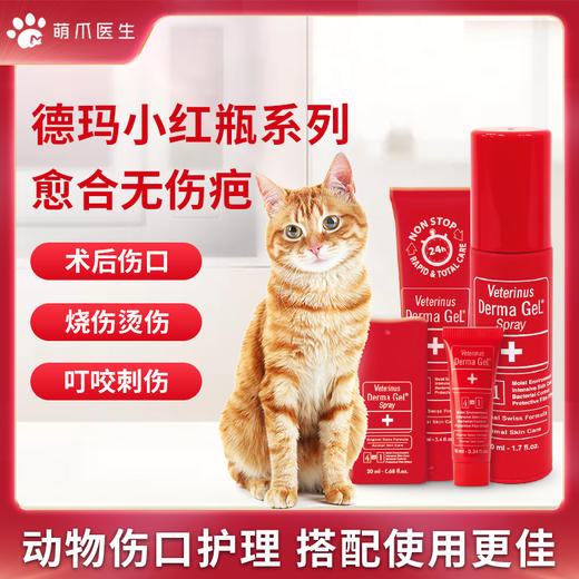 德玛小红瓶 宠物外伤如抓伤 咬伤 擦伤 蚊虫叮咬 烫伤都可使用 商品图1
