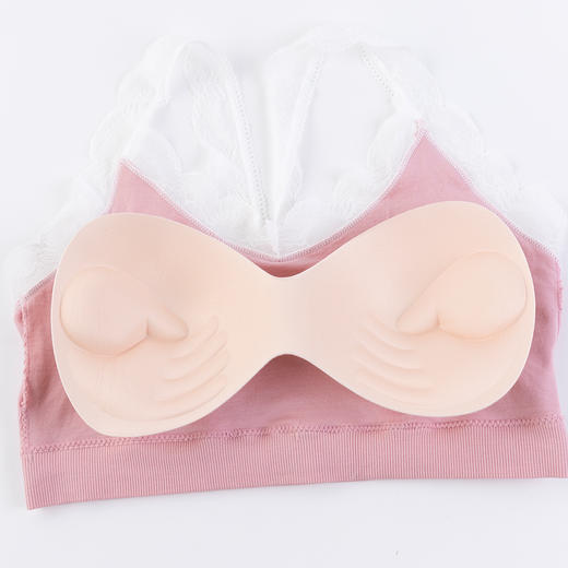 贝贝怡孕妇背心式内衣怀孕期舒适新款一片式蕾丝文胸少女运动文胸193Y509
 商品图5