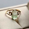 高冰到玻璃种阳绿雪花棉翡翠葫芦戒指18k黄金钻石镶嵌 商品缩略图8