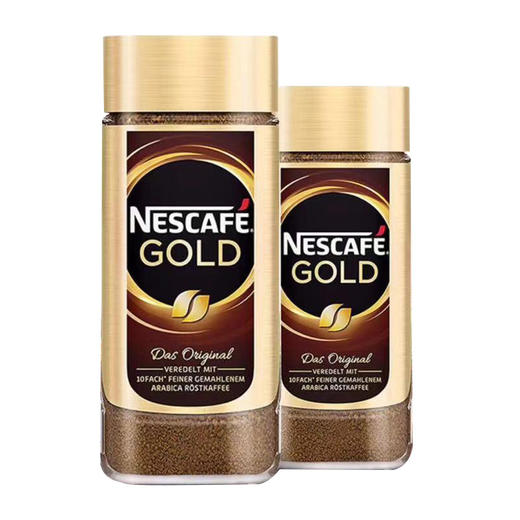 雀巢金牌 速溶 提神 休闲 瓶装黑咖啡50g